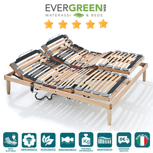 Sommier 140x190 Orthopedique Electrique Motorise Deux Soulevements Separes Ebay