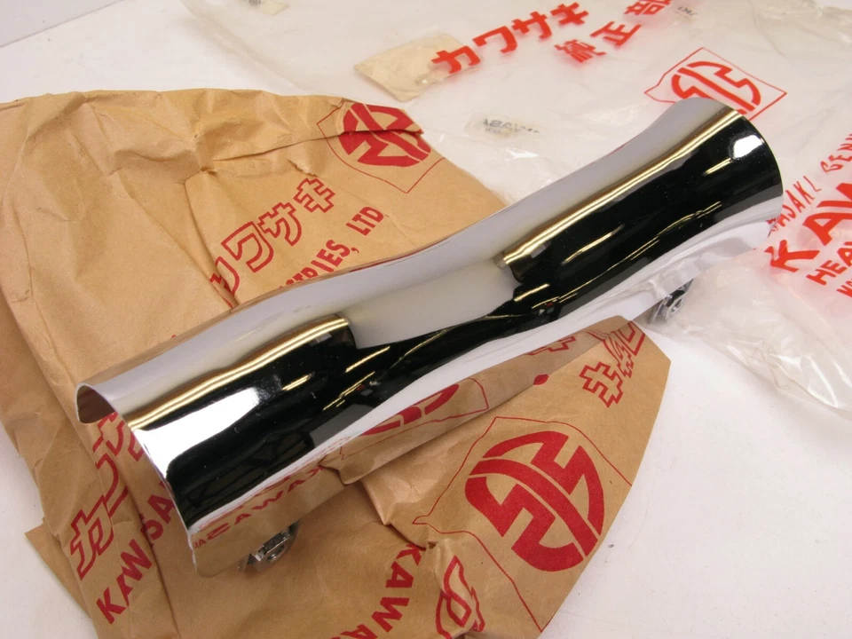 1978 - 1980 Kawasaki KZ650 LTD SR правый глушитель выхлопная крышка 14025-1030 новый из старых запасов - Изображение 2 из 4