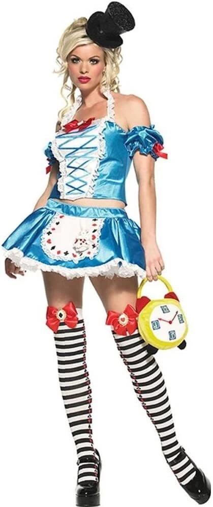 Alice in top wonderland adult costume