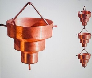 NIB ~ Monarch High Quality Pure Copper BAMBOO Rain Chain #265304 NEW #1