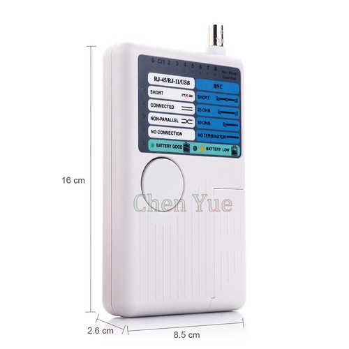 Network Cable Tester Remote RJ11 RJ45 USB BNC LAN For UTP STP LAN Cables Tracker - 第 3/8 張圖片