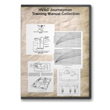 HVAC Heating Air Conditioning Journeyman Training Course How To Collection CD F3