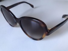 New Alexander Mcqueen Sunglasses Havana AM0029s 002 51MM Cat eye Women Fast Ship