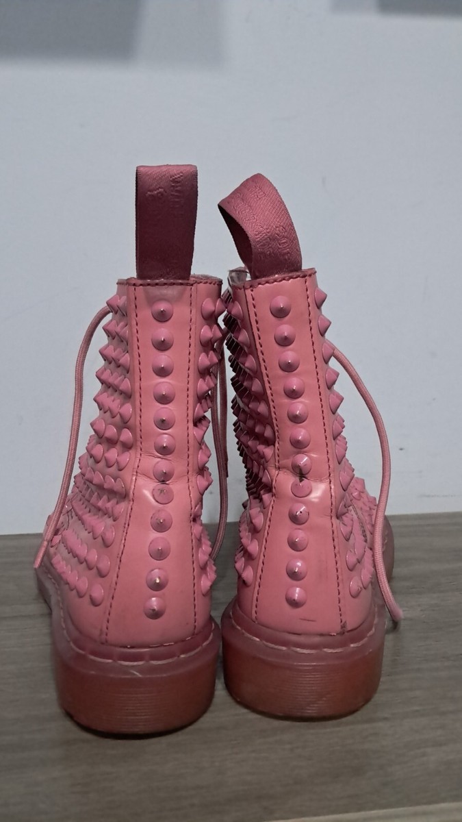 Dr Martens Boots SizeUS 8 / UK 6 Pink Studded Spike FLT39-HR  display picture 1