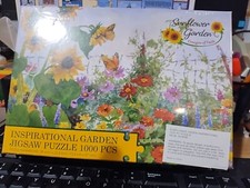 Sunflower Garden 1000 pc Puzzle 29" 22.5" New