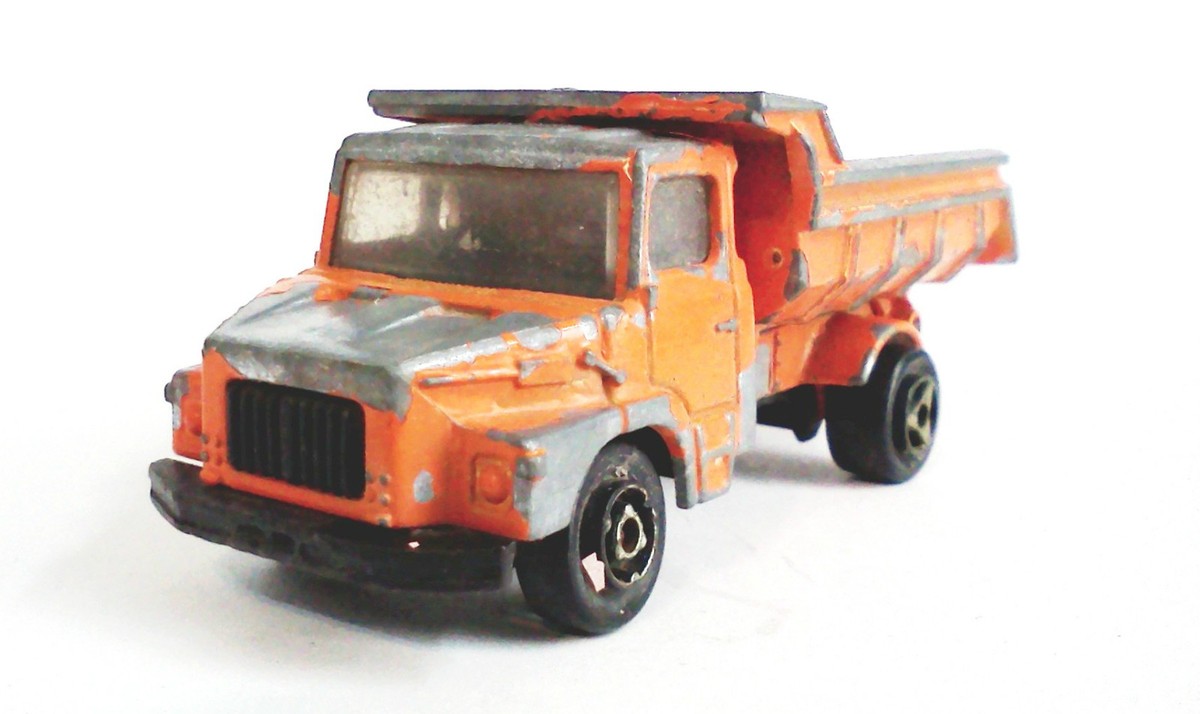 Ancienne Miniature Majorette Scania Benne 205 - Échelle 1/100e - Occasion TBE