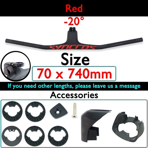 -20 Degree FRASER IC SL WC Full Carbon Fiber MTB Integrated Handlebar with Stem - Picture 13 of 48