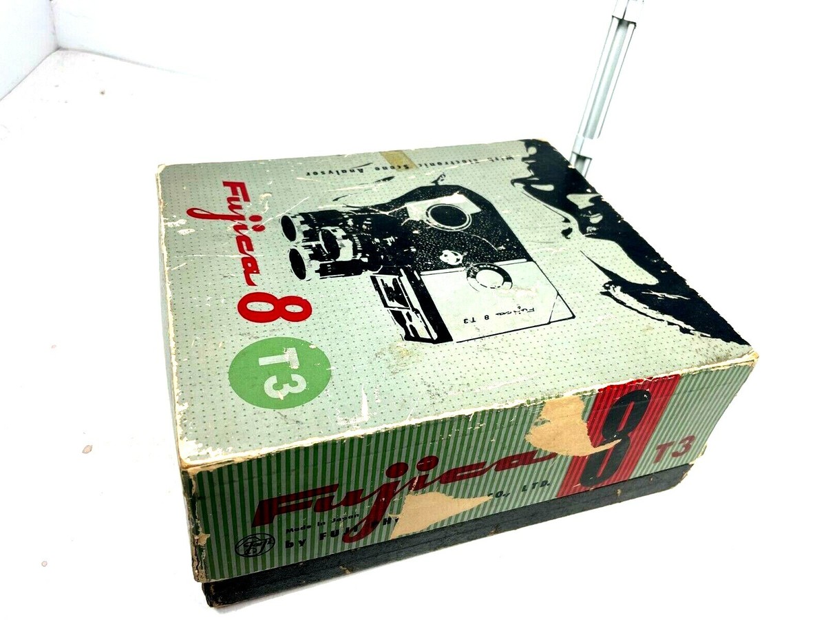 Fujica フジカ 8 T3 Fujica 8 T3 Vintage 8mm Film 1960s 1961 Video Camera With