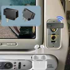 3.5MM Audio Adapter Bluetooth Wireless Transmitter Home/Airline/Airplane/Flight