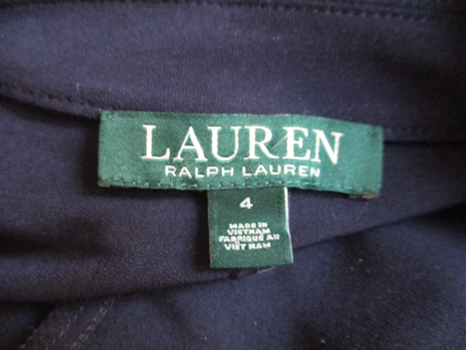 Mono Ralph Lauren Talla 4 Azul Marino Manga Larga Cordón Abotonado Nuevo con Etiquetas Foto 4 de 4