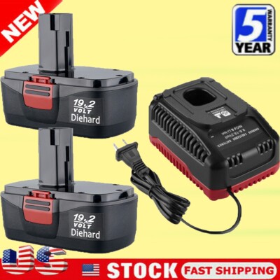 For Craftsman 19.2V 11375 Battery / Charger C3 DieHard 130279005 11376 130279003