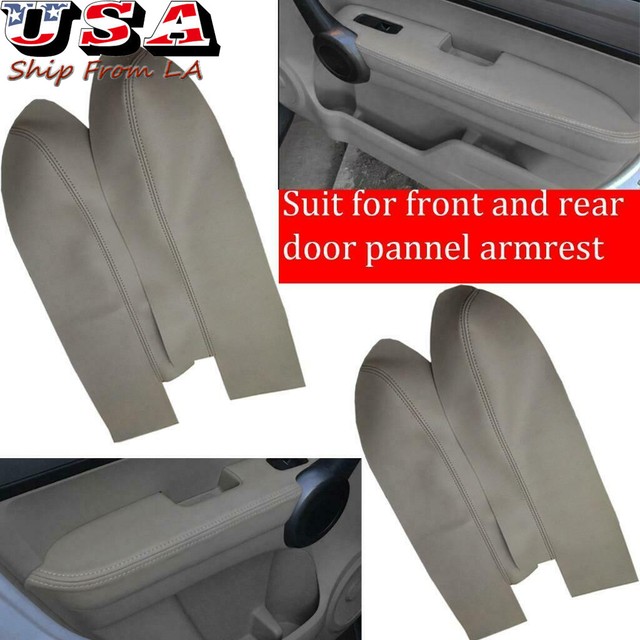 4PCS Leather Front Rear Door Panels Armrest Cover Trim For 20072012 Honda CRV eBay