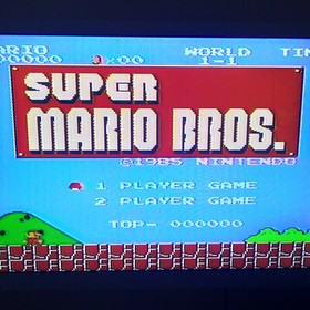 Super Mario Bros NES 5 screw cartridge original NTSC Japan made TESTED GOOD