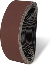 5PACK 4x36inch 80 Grit Aluminum Oxide Sanding Belts 100x915mm for Metals & Wood