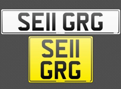 SELL SE11 GRG GREG GREIG GREGOR PRIVATE REGISTRATION CAR NUMBER PLATE ...