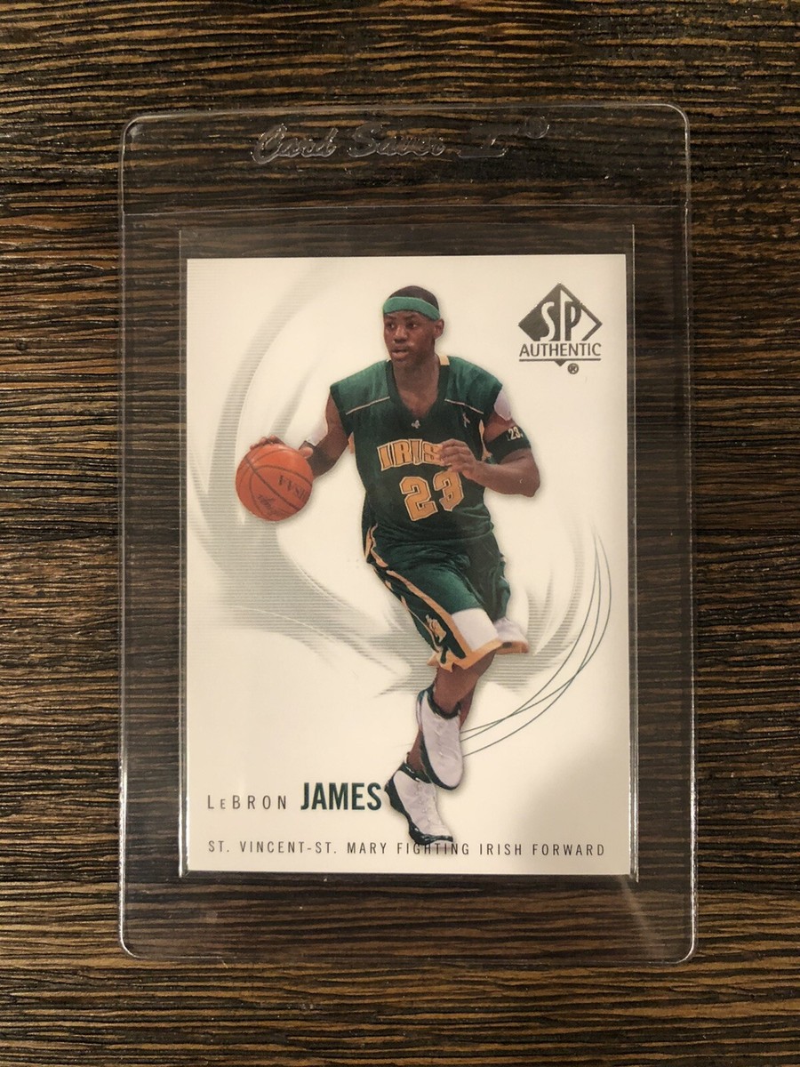 lebron james st vincent st mary card