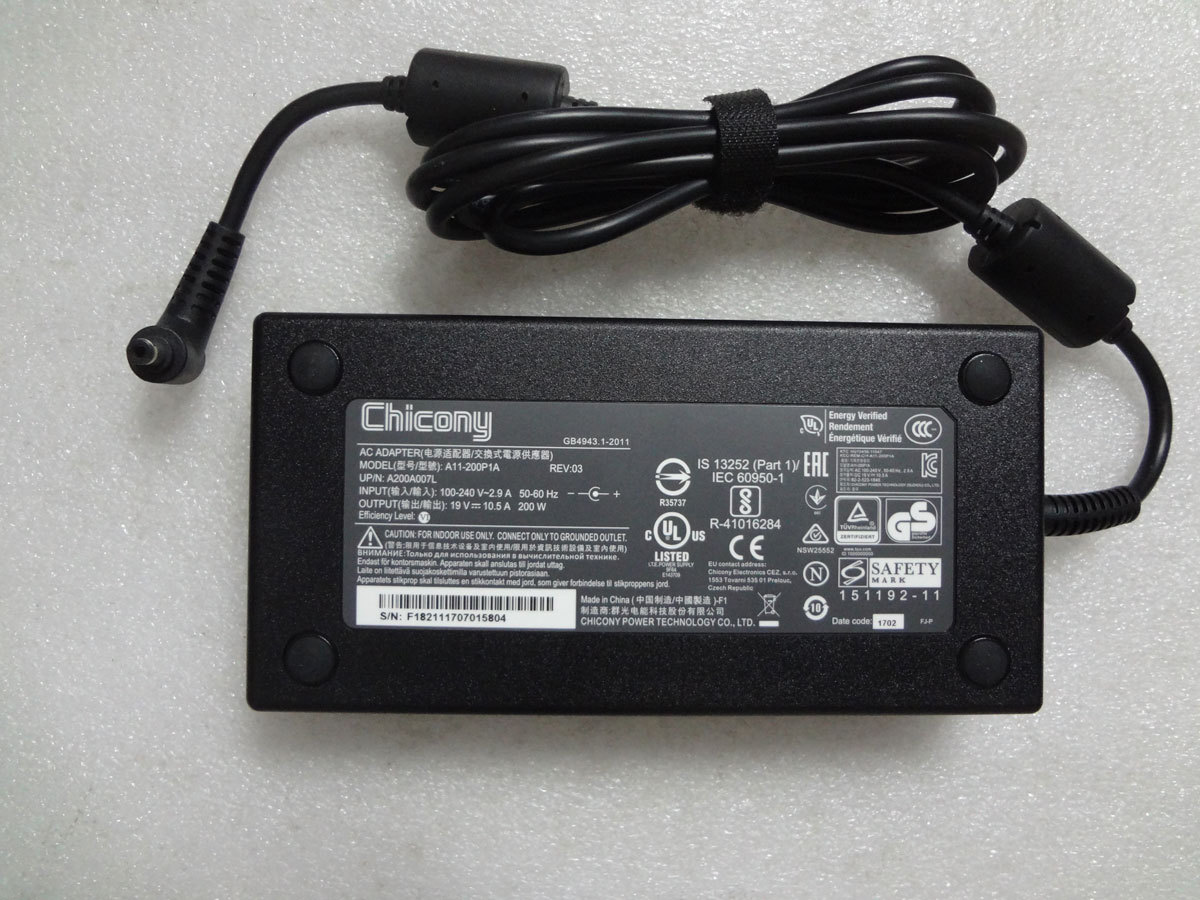 For Gigabyte Aero 15X v8-BK4 GTX1070 19V A11-200P1A 200W