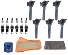 Tune Up Ignition Coils Spark Plugs & Filters fit Chrysler Pacifica 3.5L 04-06