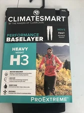 CLIMATESMART Black H3 HEAVYWEIGHT ProExtreme BASE LAYER PANTS Men XXL (APO-69-2)