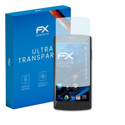 atFoliX 3x Displayschutzfolie für Archos 50b Platinum Schutzfolie klar Folie