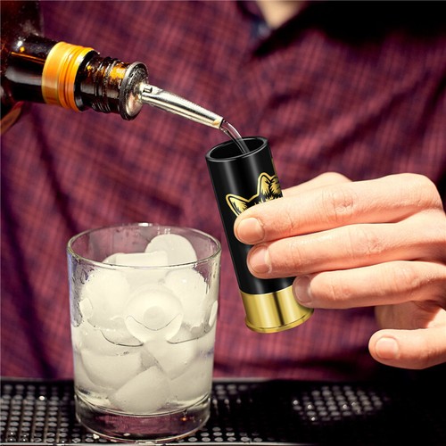 12 GA Shotgun Cat Shot Glass Set of 2/4 Shot Glasses+Gift Box Blessing Cards - Picture 10 of 18