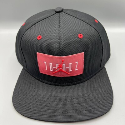Air Jordan 11 Hat Men Black Red Jumpman Bred Snap Back Cap  display picture 2