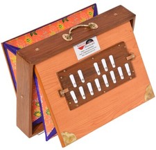 Shruti Box Teak Wood Size 16  X 12  X 3   Inches 440 Hz, Lower Tone, Gig Bag