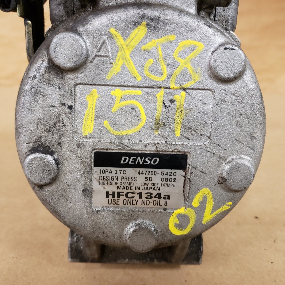 Jaguar XJ8 1998-2003 AC Air Conditioning Compressor Denso 447200