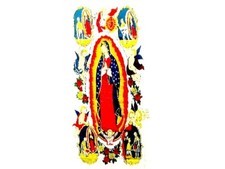 Guadalupe Flag White Background Religious Flag New 3x5 Feet Polyester Double Sid