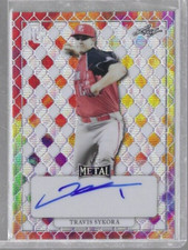 TRAVIS SYKORA 2022 Leaf Perfect Game RC XRC Auto 1/1 Texas Longhorns Nationals