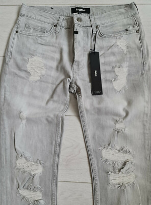 Tigha Jean slim - light-blue denim/denim bleu gris - (Seconde