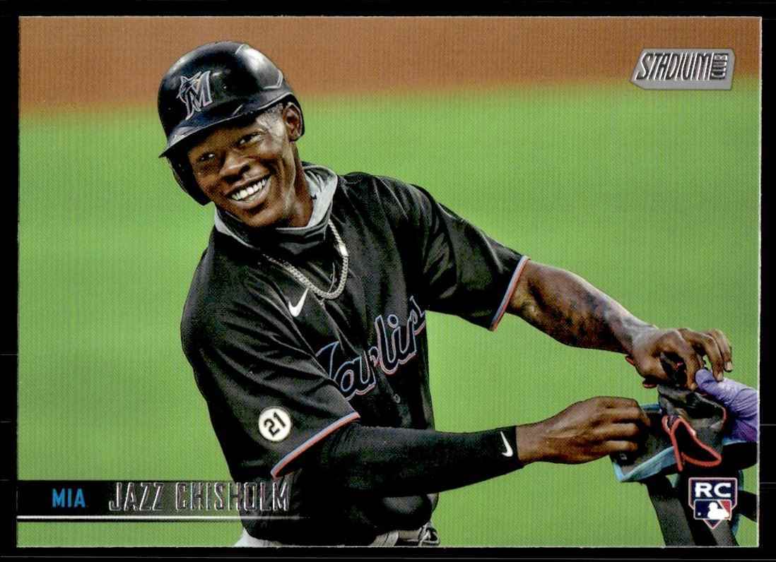 2021 Stadium Club Jazz Chisholm Rookie Miami Marlins #47
