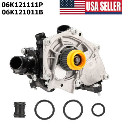 06K121111P 06K121011B Water Pump For VW Volkswagen Jetta Beetle Passat 2013-19 D