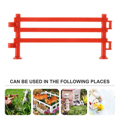 50Pcs Collectable Farmyard Animal Toy micro landscape fence Toys Farm - Picture 5 of 12