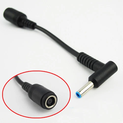 DC Power Charger Converter Adapter Cable 7.4mm To 4.5mm For HP Dell Blue Tips