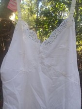 Vintage Sears "Doesnt Slip" Anti-Cling Nylon Slip Womens sz 36 NOS Original Tag