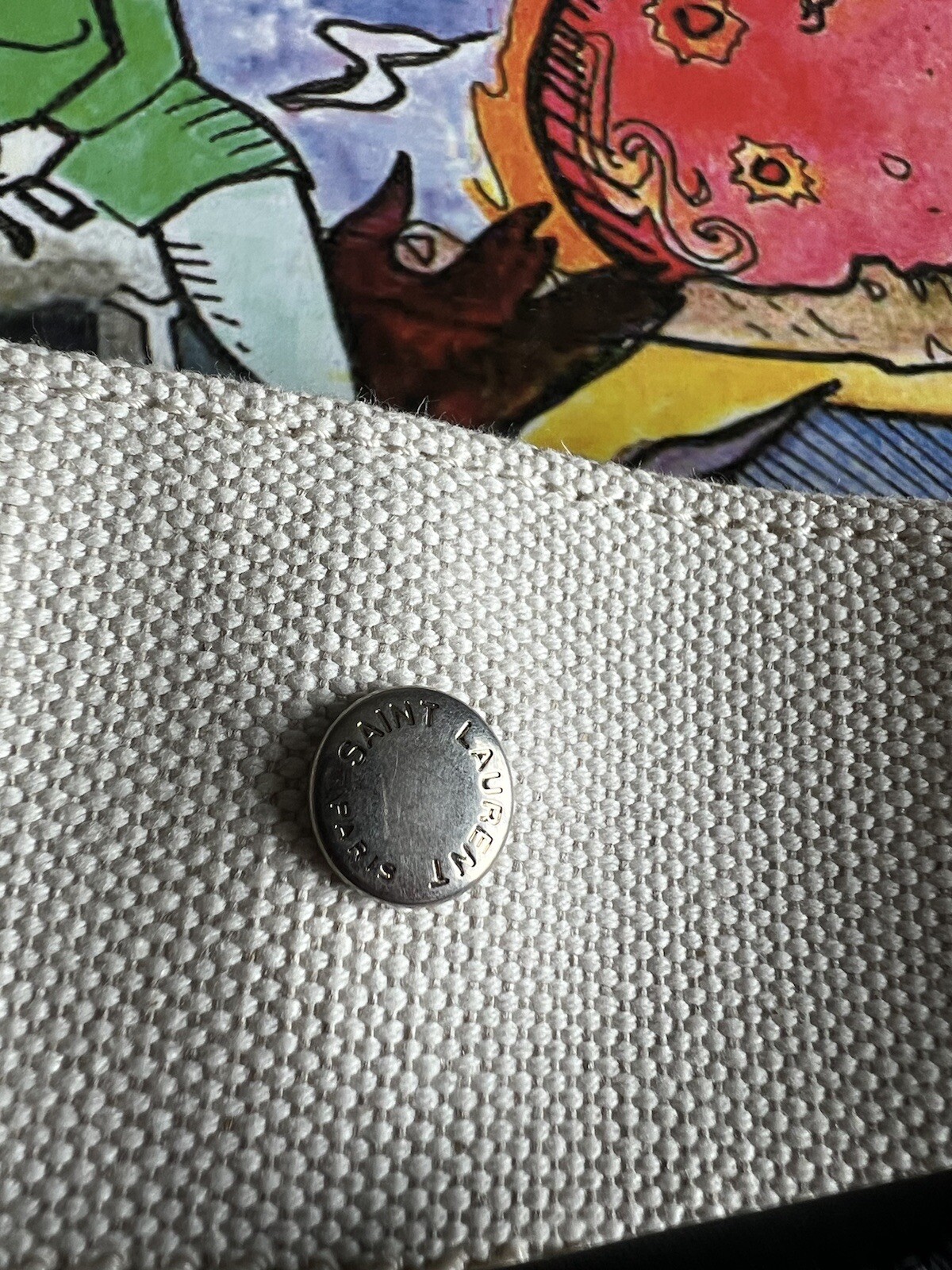 Borsa a tracolla Saint Laurent Venezia zaino tela