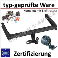 AHK + Elektrosatz ES7 FüR Audi A4 B8 Avant 2008- AnhäNgerkupplung
