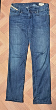 Diesel Matic Women's Ankle Stretch Blue Denim Jeans Size 25