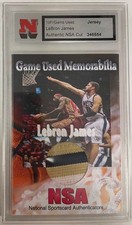 Lebron James 2010 National Sports Authenticators Game Used Jersey Cavaliers 1/1