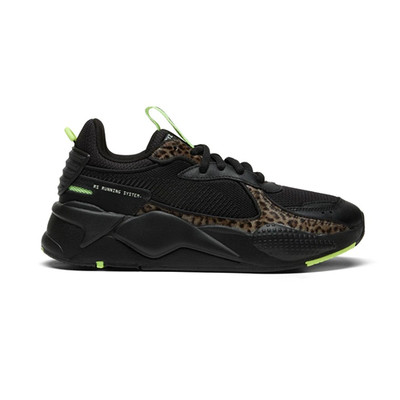 Puma RsX Animal Print Lace Up Women's Black Sneakers Casual Shoes 40170101 9.5