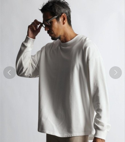 Duffer of St George, The DUFFER of ST.GEORGE Oversized Long Sleeve Tee Size S White