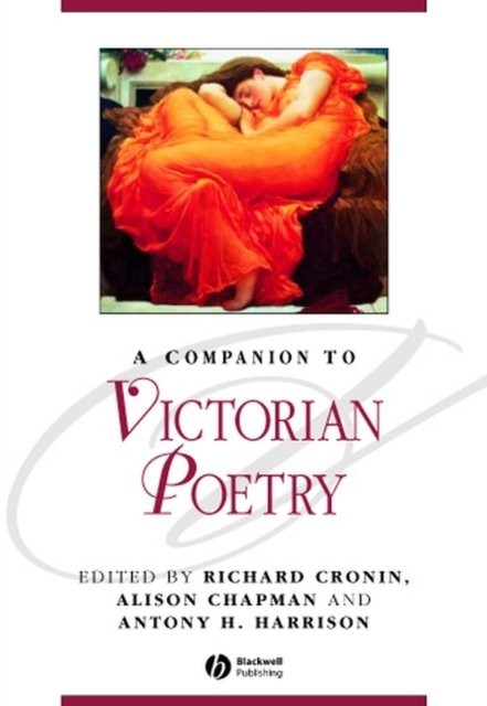 A Companion to Victorian Poetry Cronin Paperback Wiley–Blackwell 9781405176125
