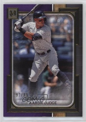 2023 Topps Museum Collection Amethyst 97/99 Aaron Judge #20 09i6