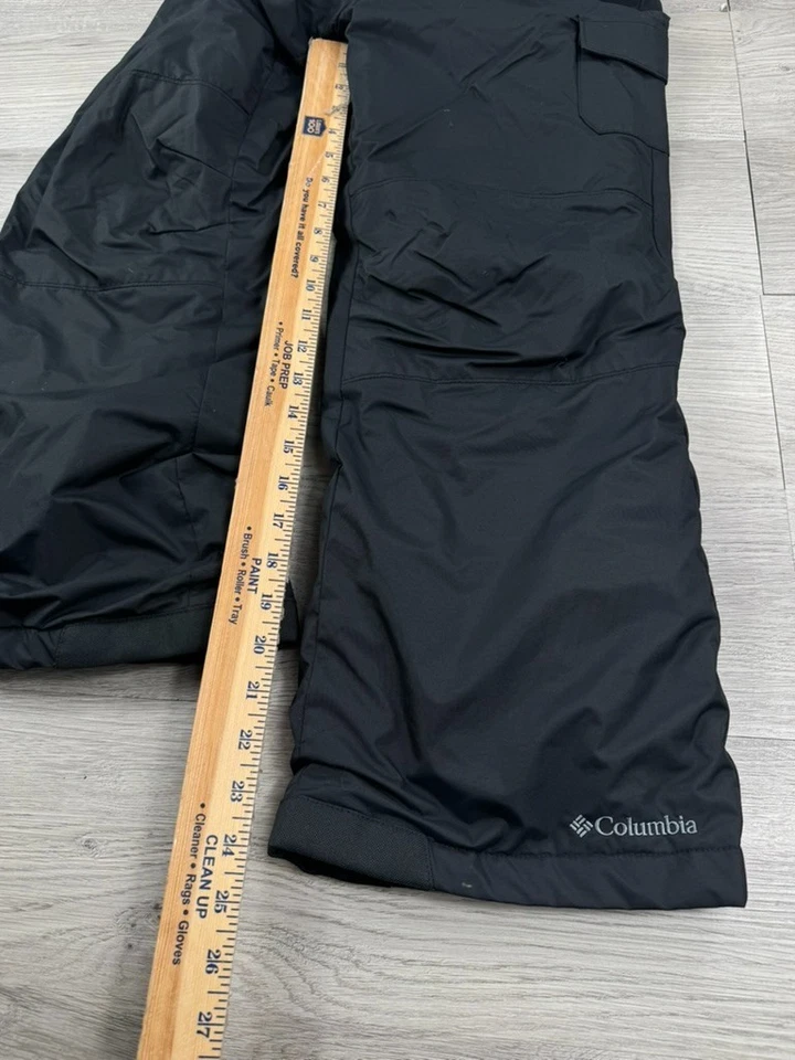 Columbia Pantalones Juveniles M Negro 10/12 Starchaser Peak II Impermeable Tabla de Esquí Nieve Foto 3 de 4