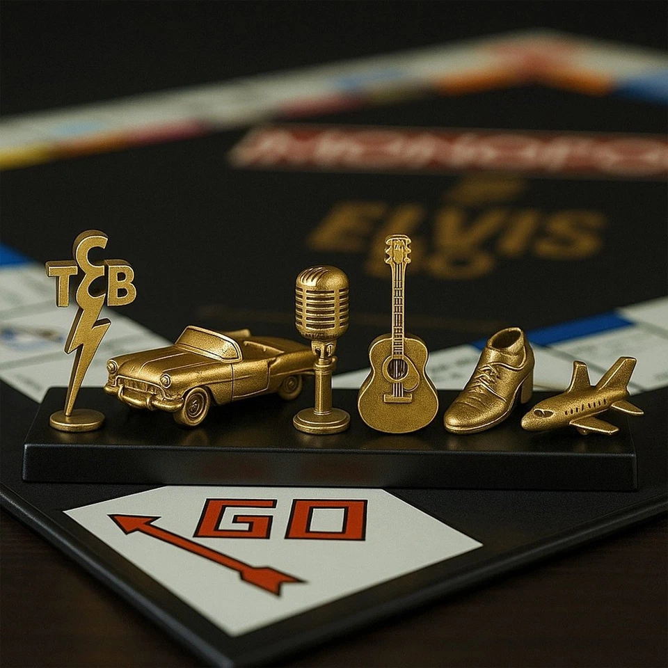 for Monopoly Elvis King of Rock and Roll Edition Board Game Party Card Games - Image 2 of 4