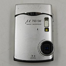 Olympus 790 SW 7.1 MP Digital Camera Silver - Not Working