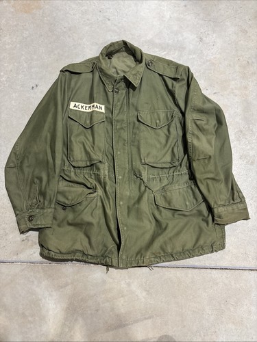 US Army Military M-51 Korean War Field Jacket, M-1951 Size M