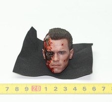 Head Sculpt Figure Hot Toys 1/6 DX46 Terminator 2 Judgment Day T-800 Collectible