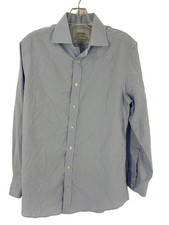 Charles Tyrwhitt Non-Iron Slim Fit Dress Shirt Blue 15.5 33 Sleeve Men  s